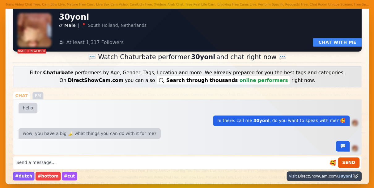 30yonl chaturbate live webcam chat