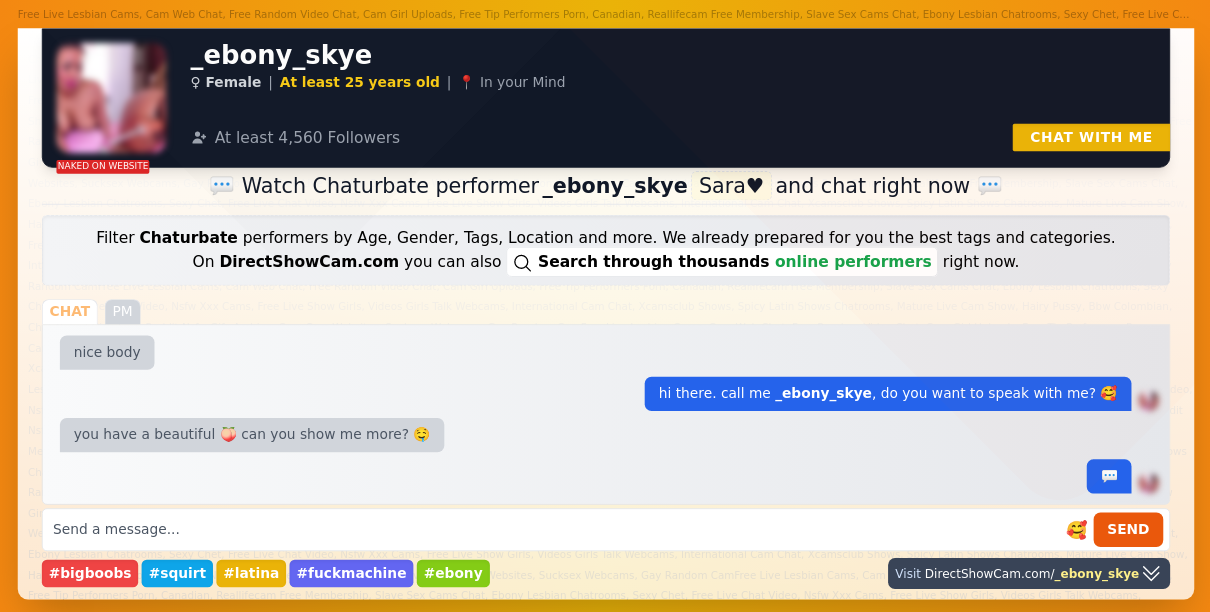 _ebony_skye chaturbate live webcam chat