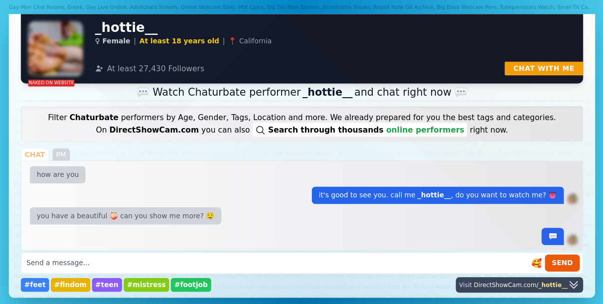 _hottie__ chaturbate live webcam chat