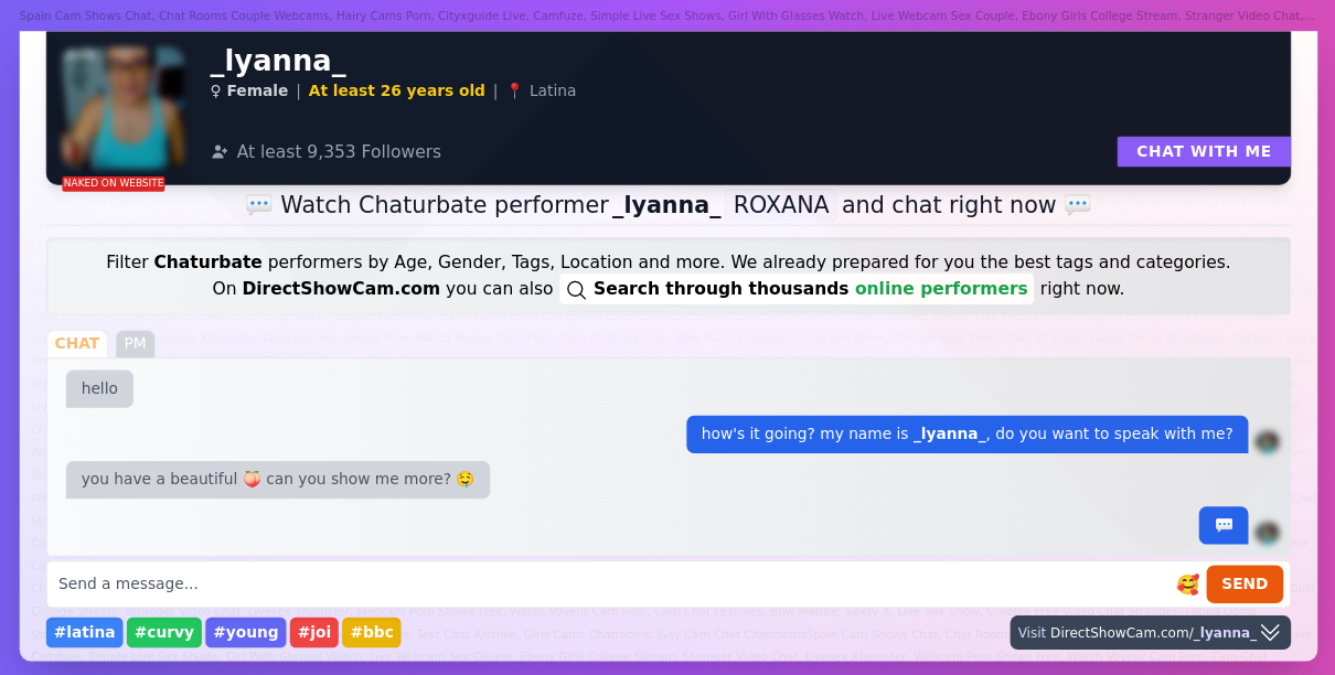_lyanna_ chaturbate live webcam chat