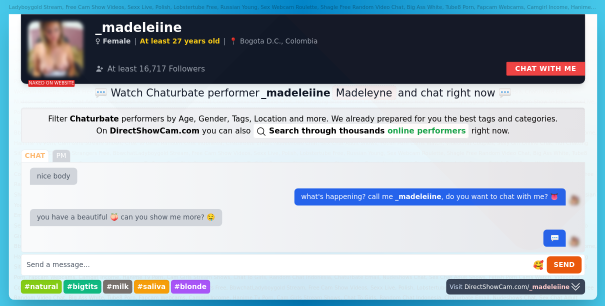_madeleiine chaturbate live webcam chat