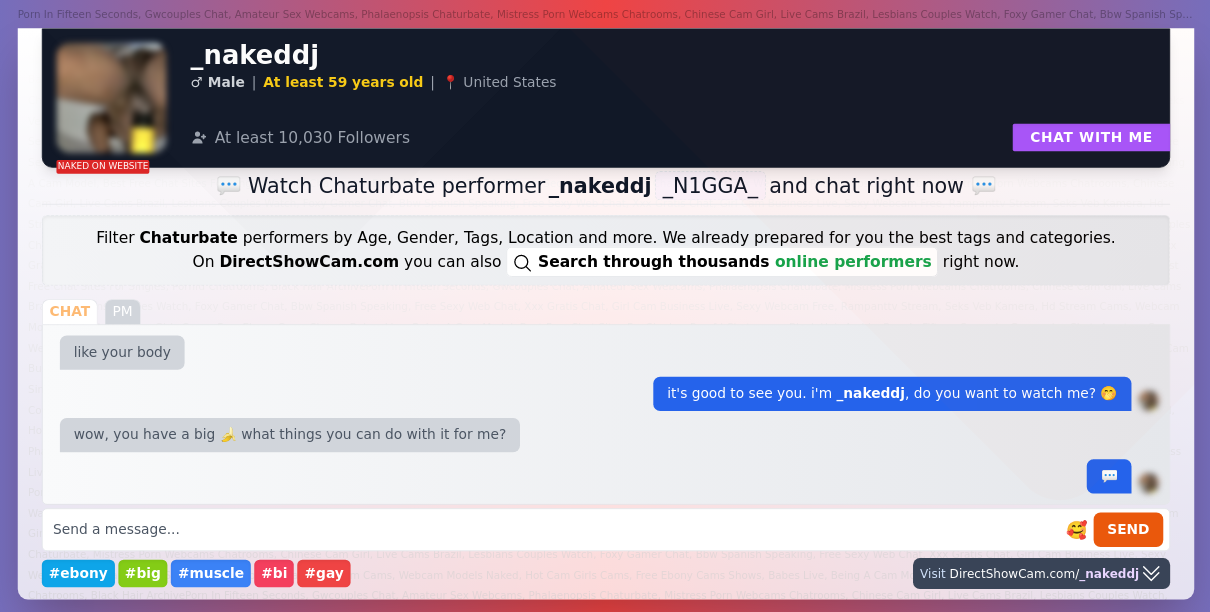_nakeddj chaturbate live webcam chat