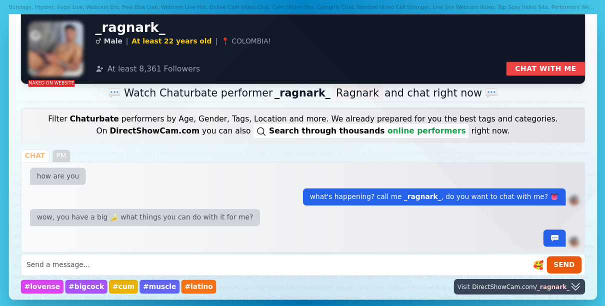 _ragnark_ chaturbate live webcam chat