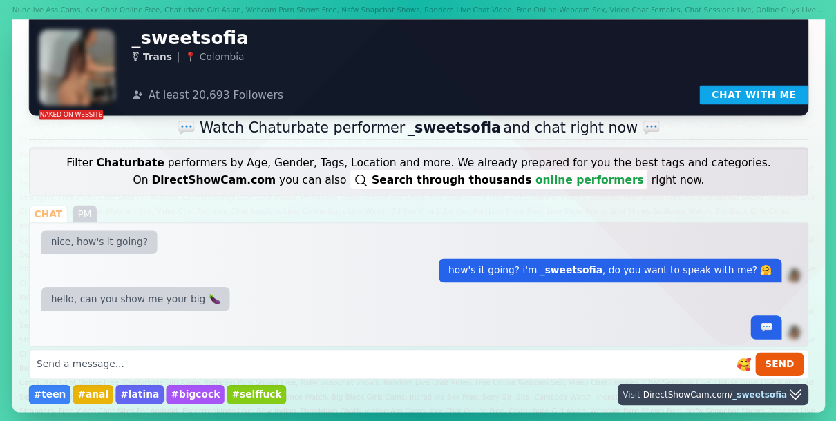 _sweetsofia chaturbate live webcam chat