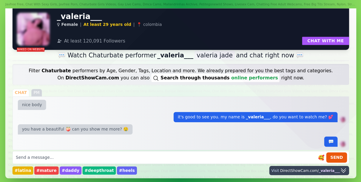 _valeria___ chaturbate live webcam chat