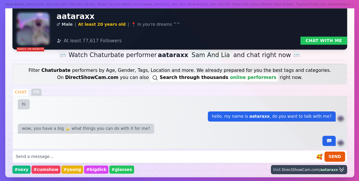 aataraxx chaturbate live webcam chat