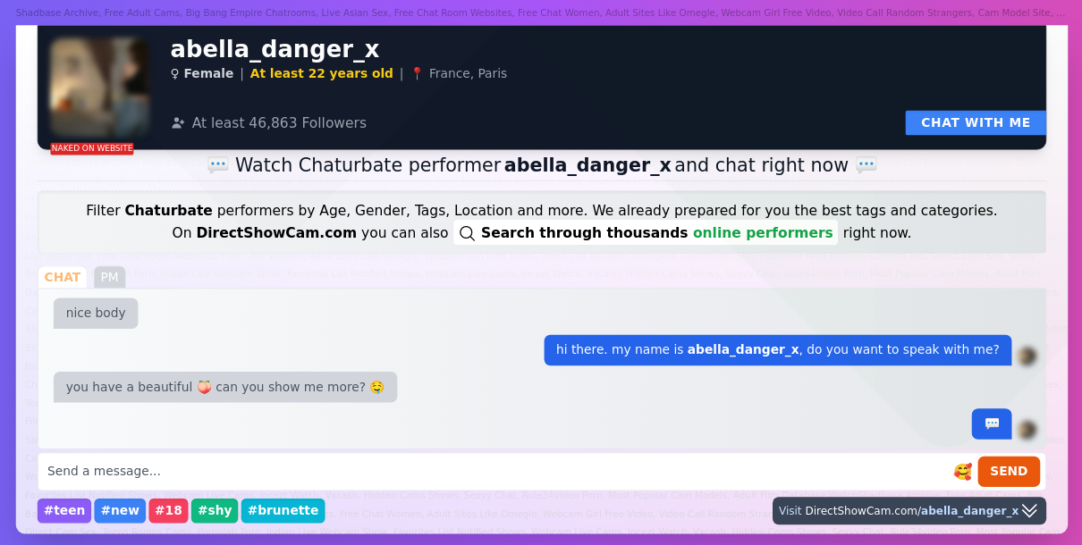 abella_danger_x chaturbate live webcam chat