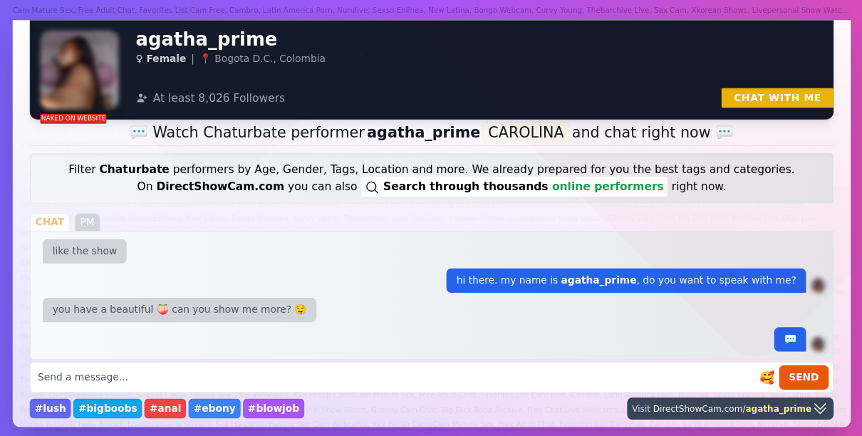 agatha_prime chaturbate live webcam chat