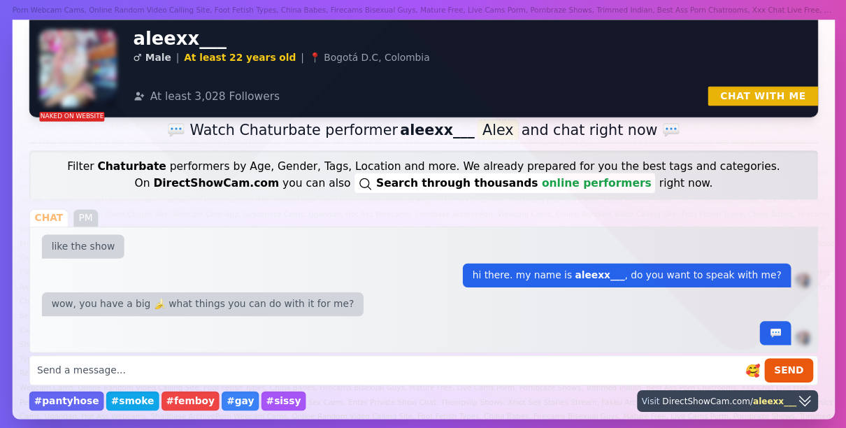 aleexx___ chaturbate live webcam chat
