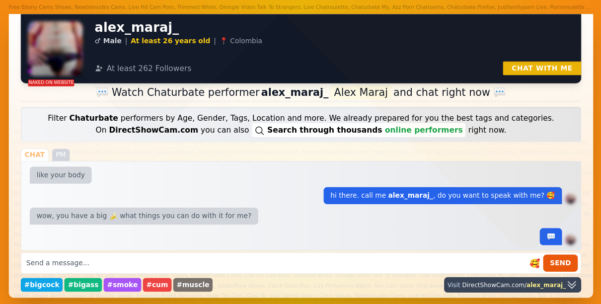 alex_maraj_ chaturbate live webcam chat