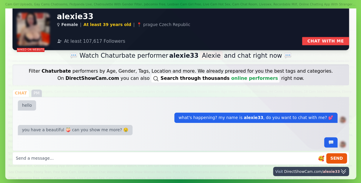 alexie33 chaturbate live webcam chat