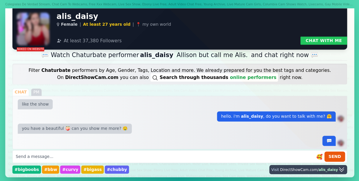 alis_daisy chaturbate live webcam chat