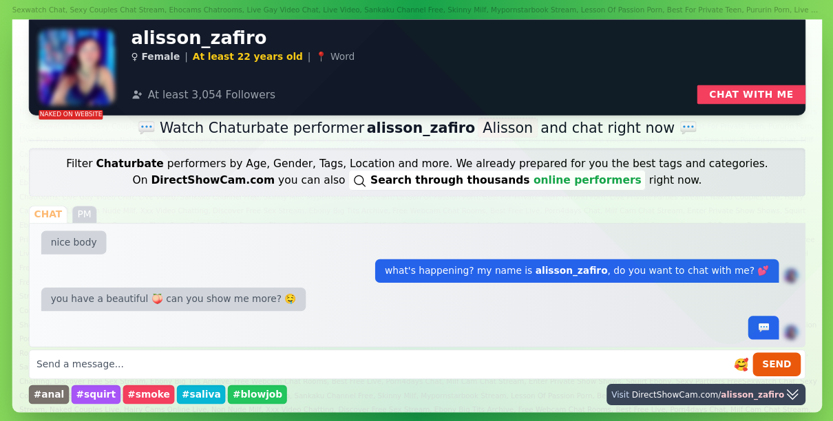 alisson_zafiro chaturbate live webcam chat