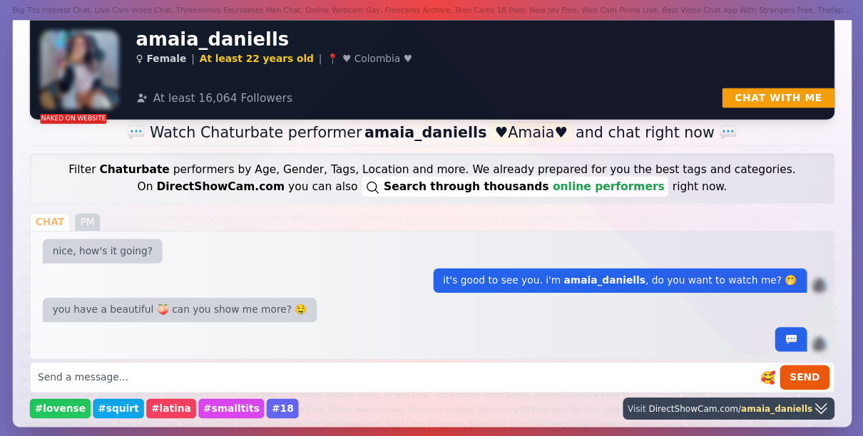 amaia_daniells chaturbate live webcam chat