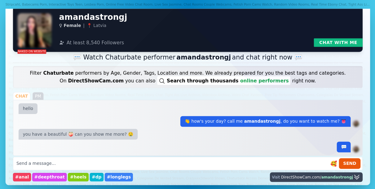 amandastrongj chaturbate live webcam chat