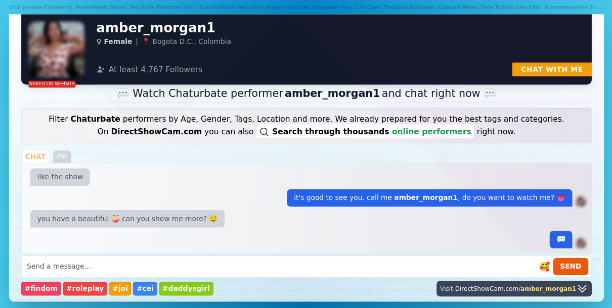 amber_morgan1 chaturbate live webcam chat