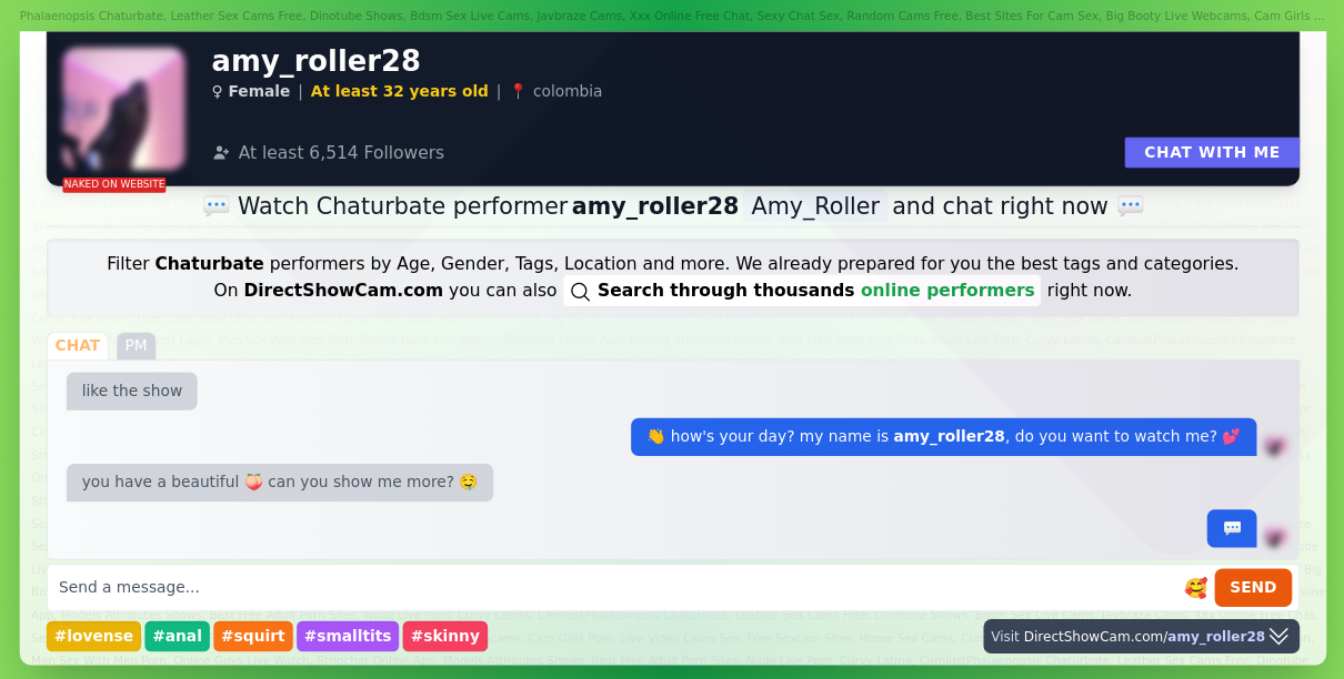 amy_roller28 chaturbate live webcam chat