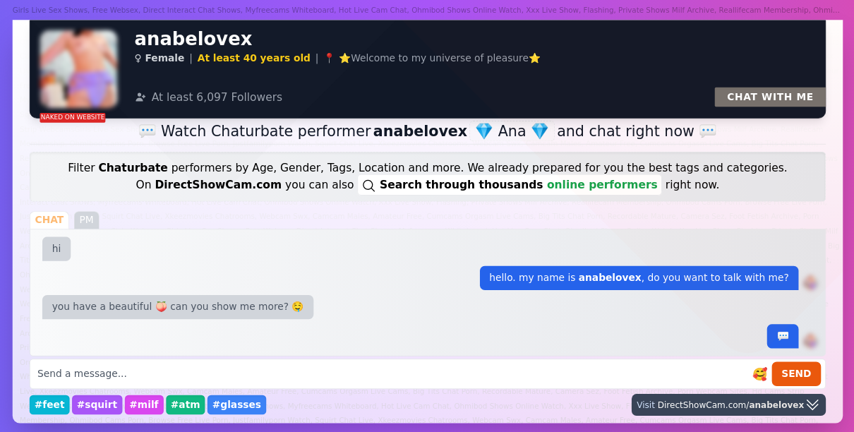 anabelovex chaturbate live webcam chat