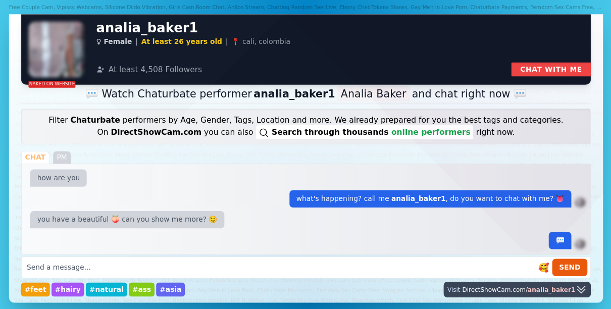 analia_baker1 chaturbate live webcam chat