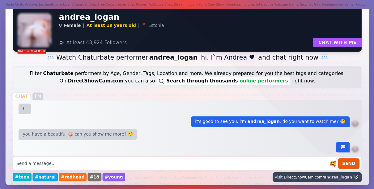 andrea_logan chaturbate live webcam chat
