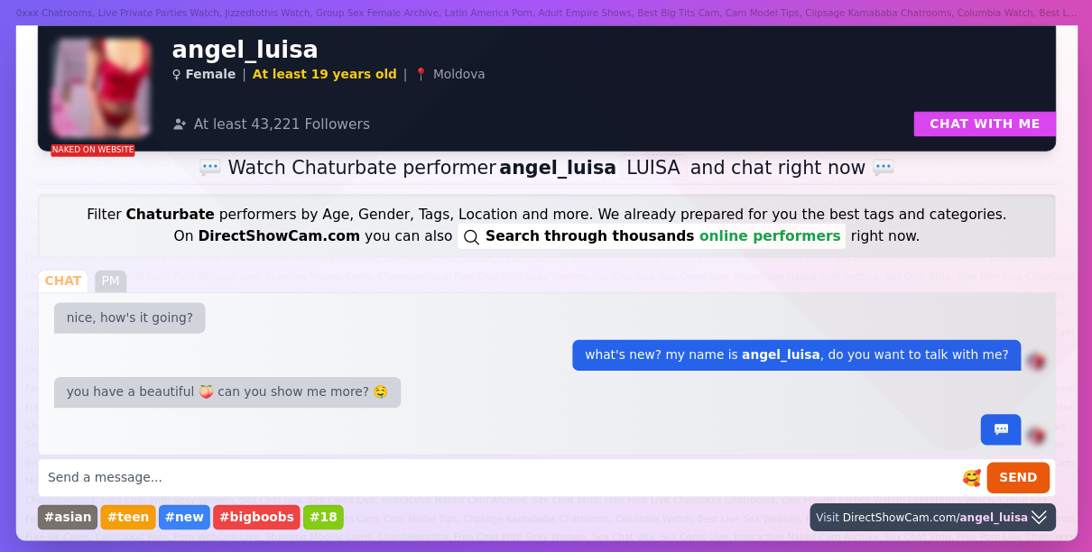 angel_luisa chaturbate live webcam chat