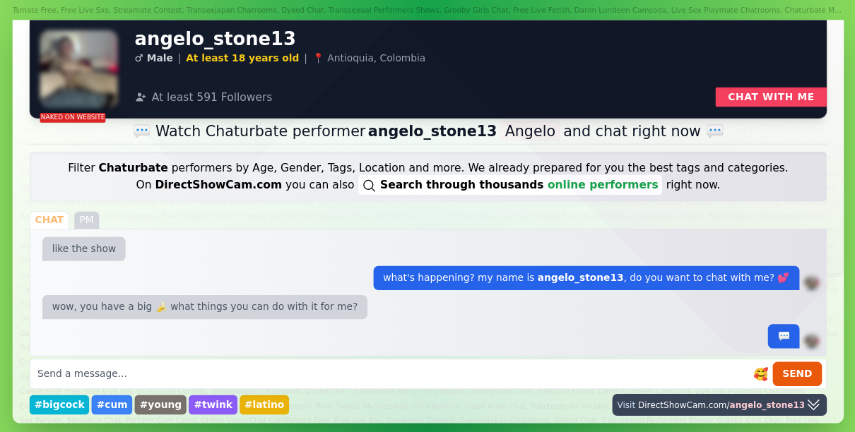 angelo_stone13 chaturbate live webcam chat