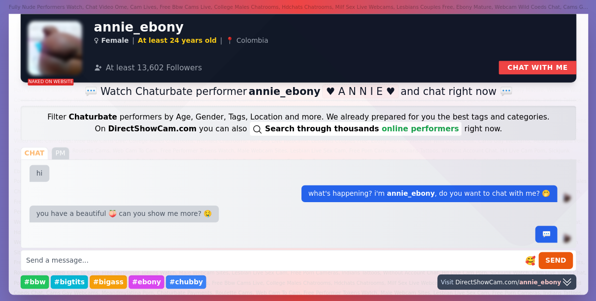 annie_ebony chaturbate live webcam chat