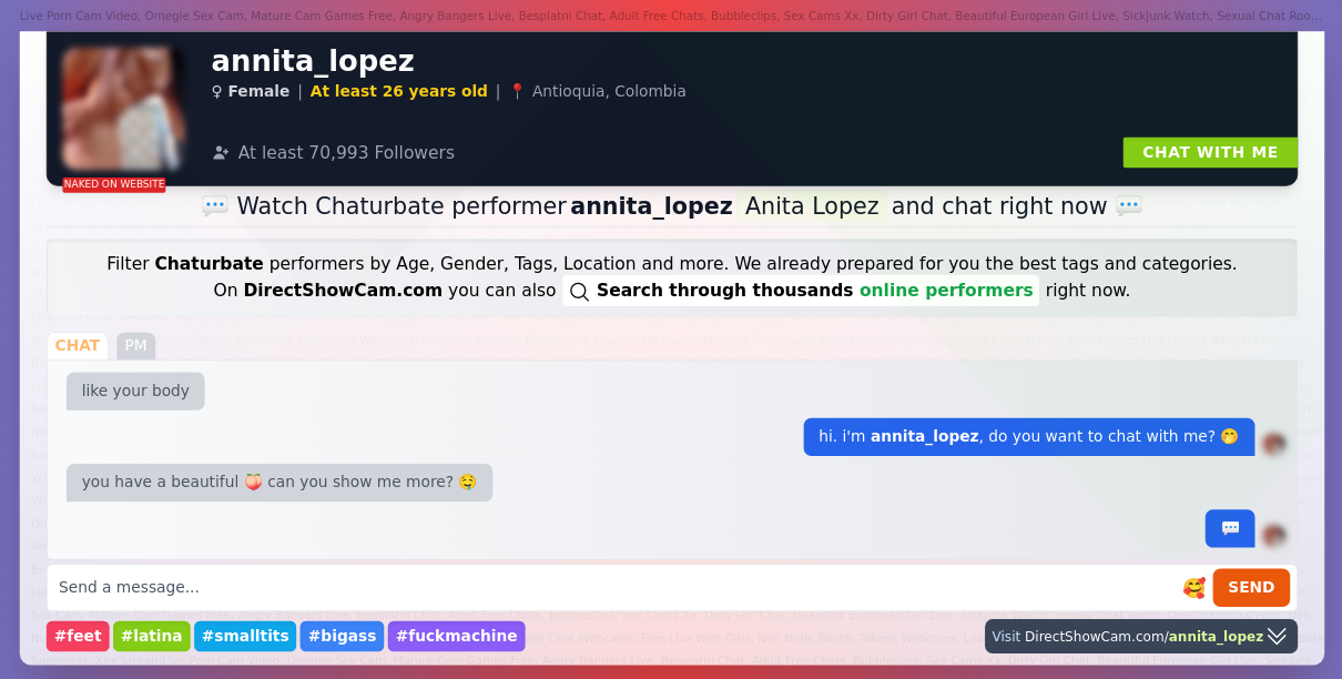 annita_lopez chaturbate live webcam chat