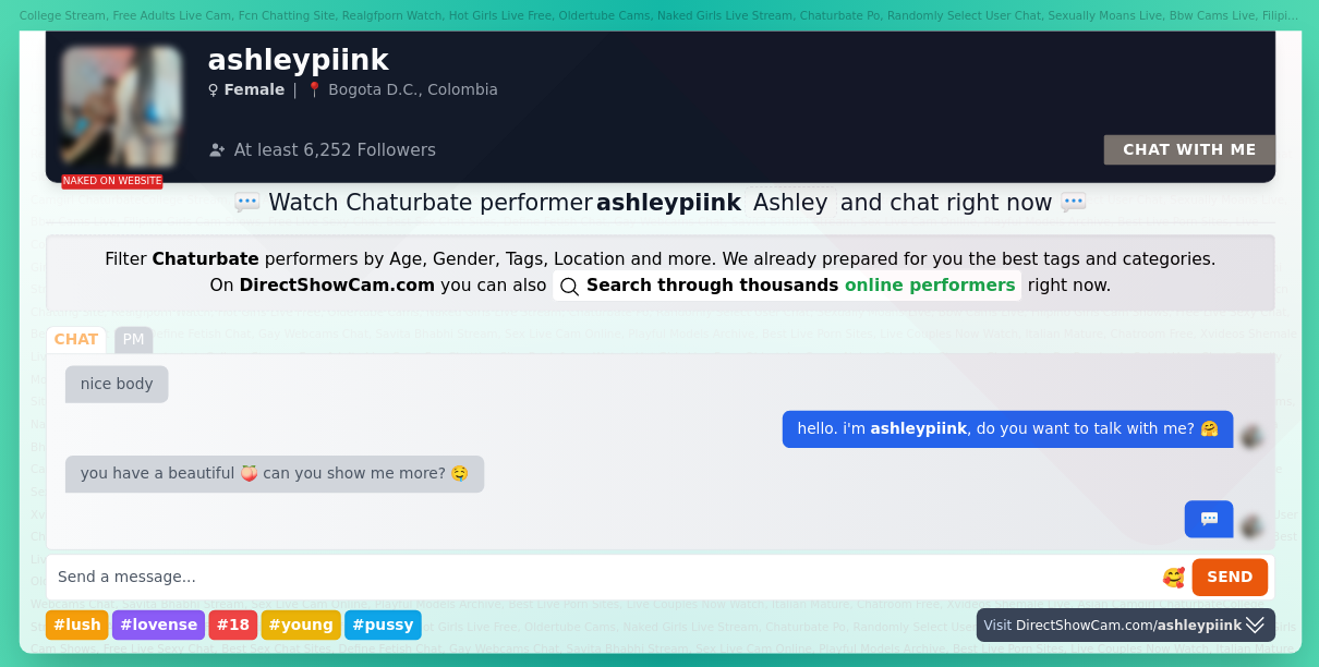 ashleypiink chaturbate live webcam chat