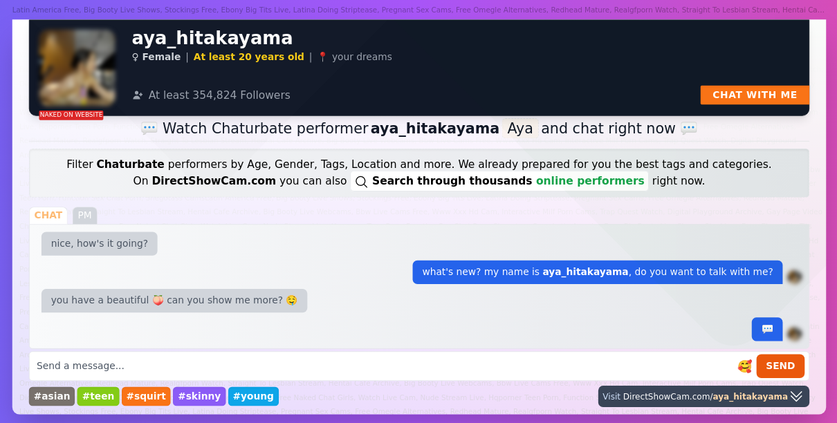 aya_hitakayama chaturbate live webcam chat