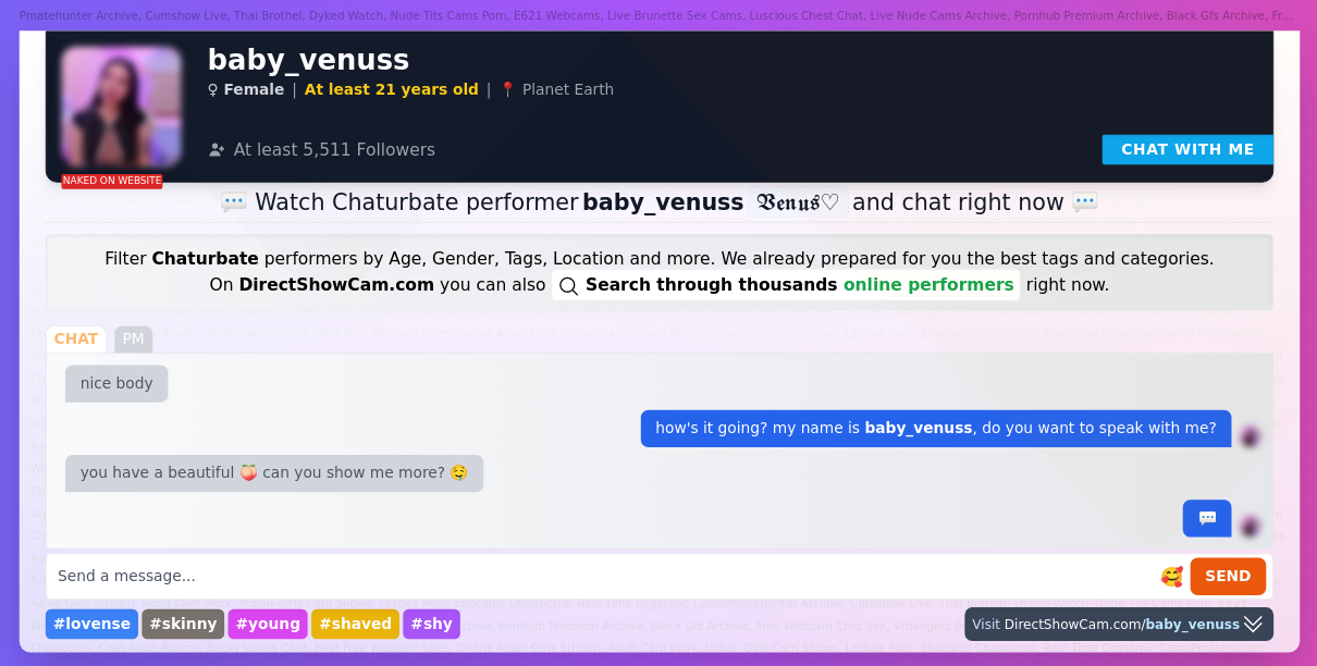 baby_venuss chaturbate live webcam chat