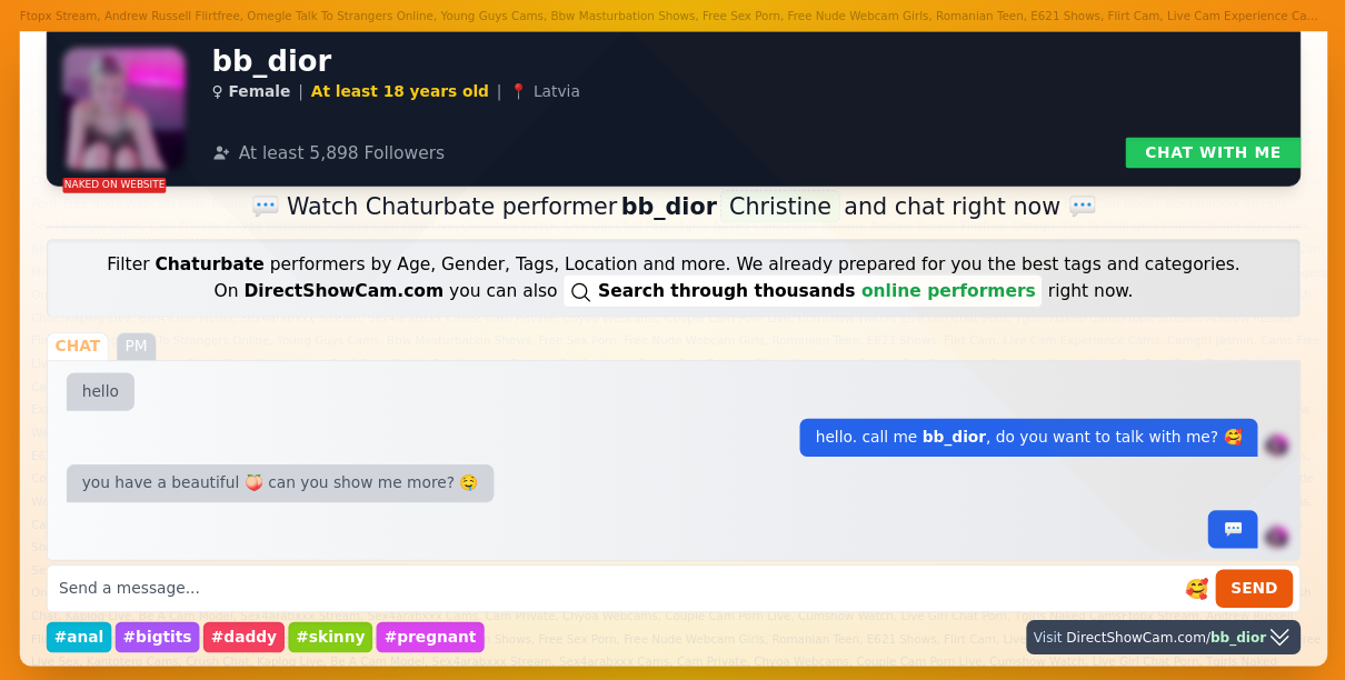 bb_dior chaturbate live webcam chat