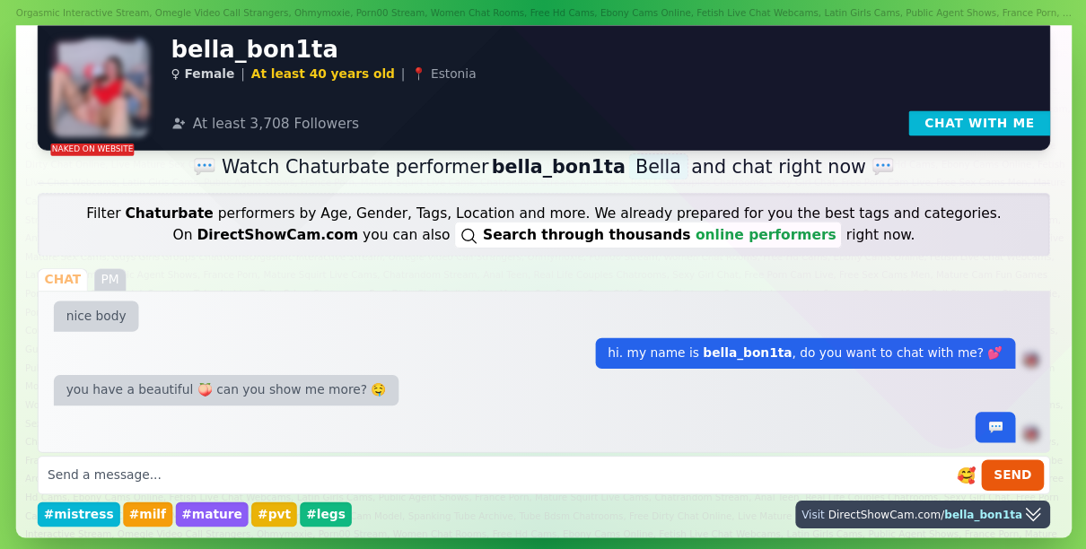 bella_bon1ta chaturbate live webcam chat