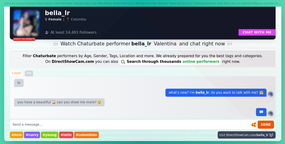 bella_lr chaturbate live webcam chat