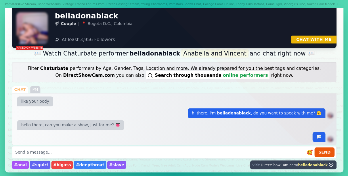 belladonablack chaturbate live webcam chat