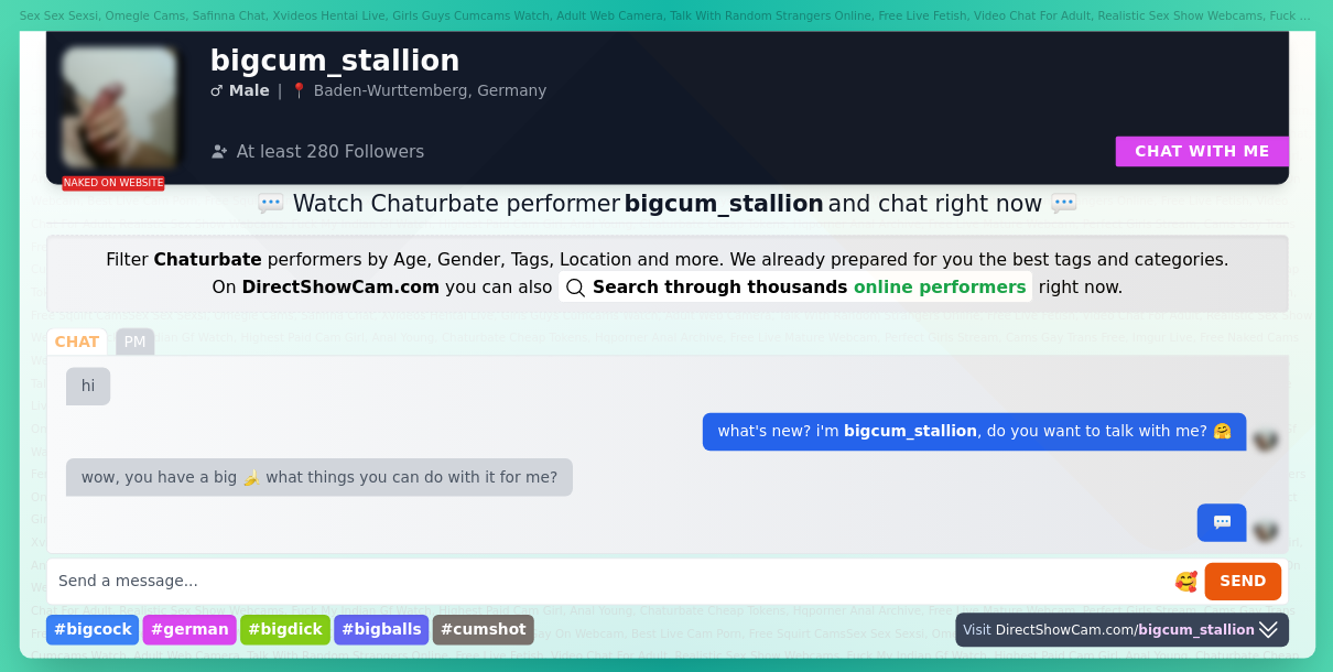 bigcum_stallion chaturbate live webcam chat