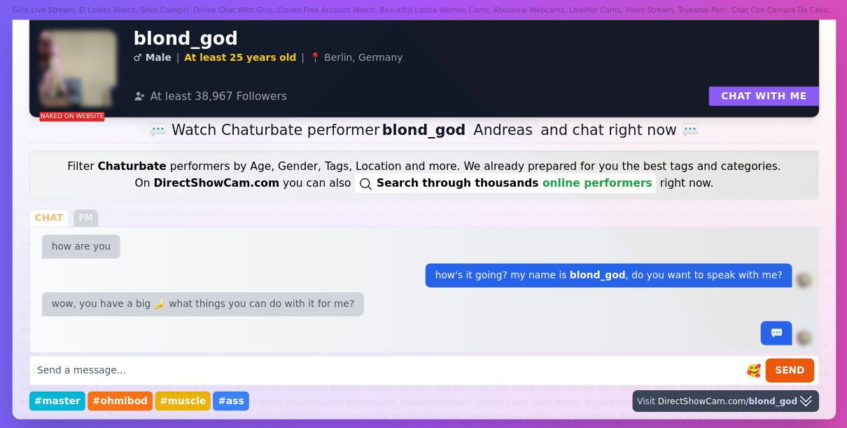 blond_god chaturbate live webcam chat