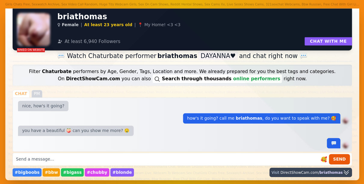briathomas chaturbate live webcam chat