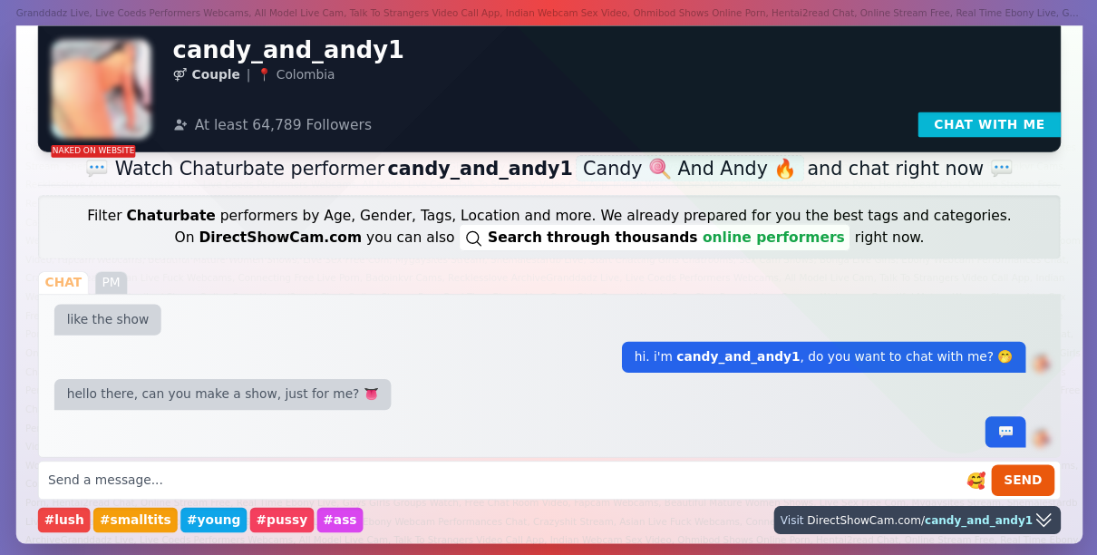 candy_and_andy1 chaturbate live webcam chat