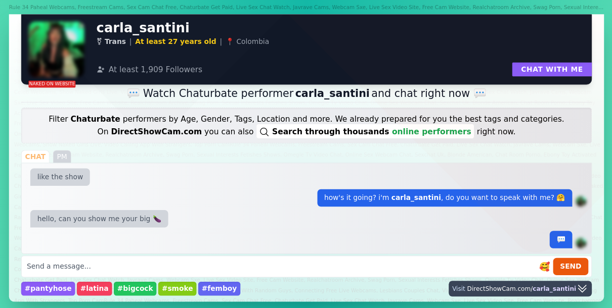 carla_santini chaturbate live webcam chat