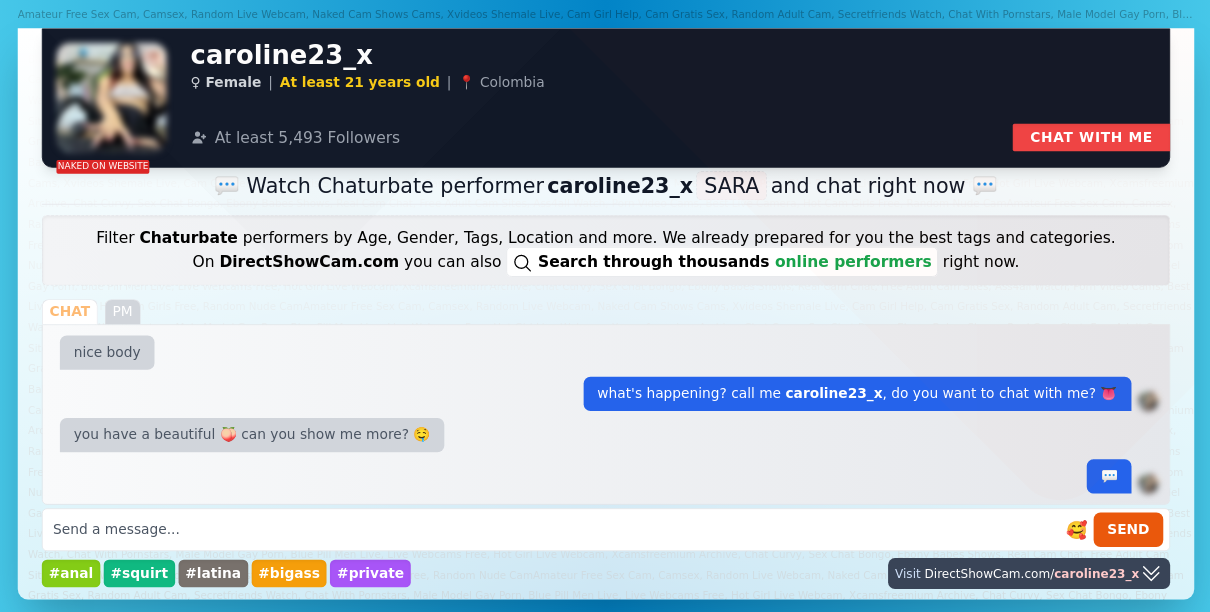 caroline23_x chaturbate live webcam chat