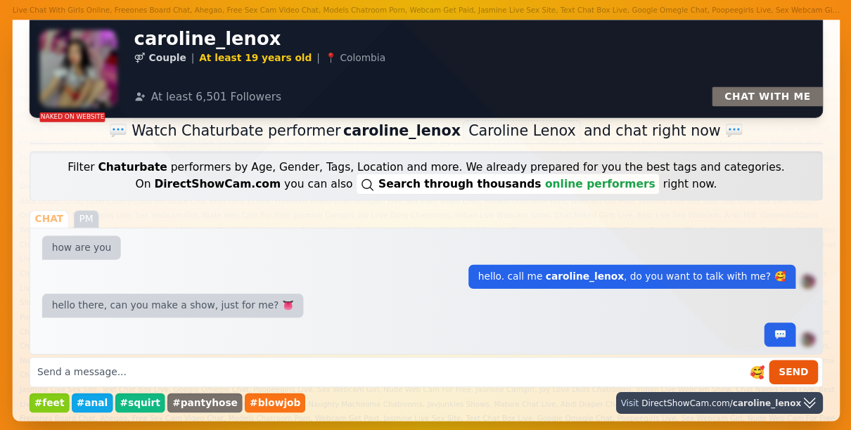caroline_lenox chaturbate live webcam chat