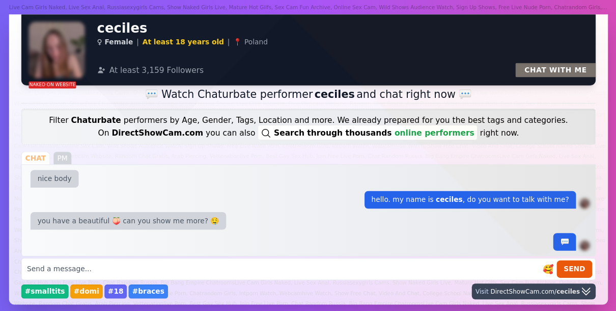 ceciles chaturbate live webcam chat