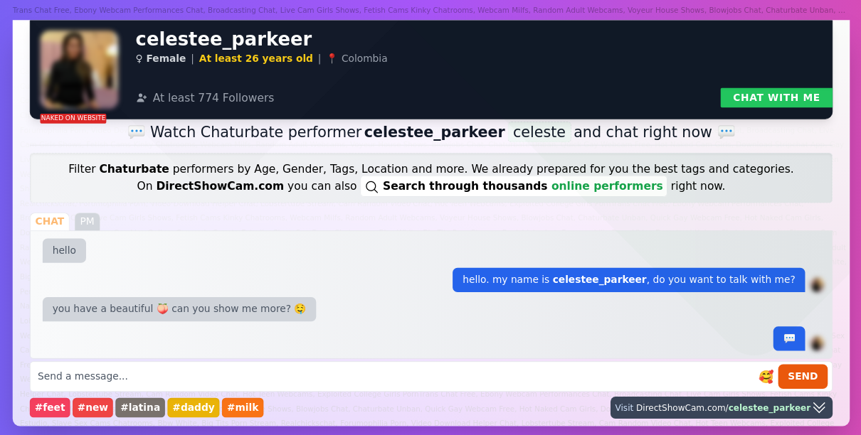 celestee_parkeer chaturbate live webcam chat
