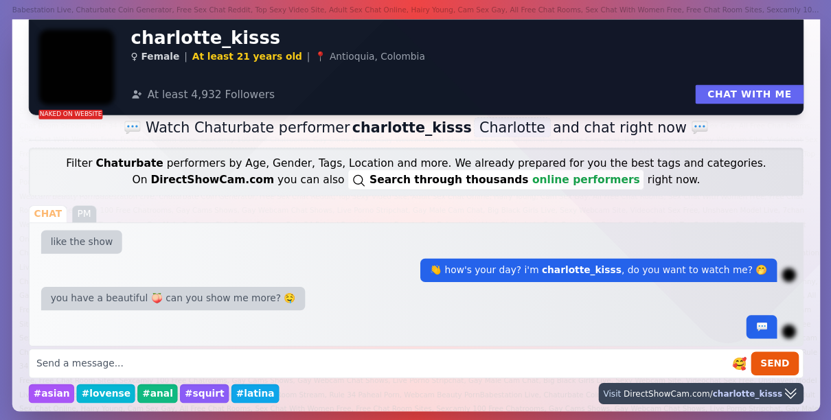 charlotte_kisss chaturbate live webcam chat