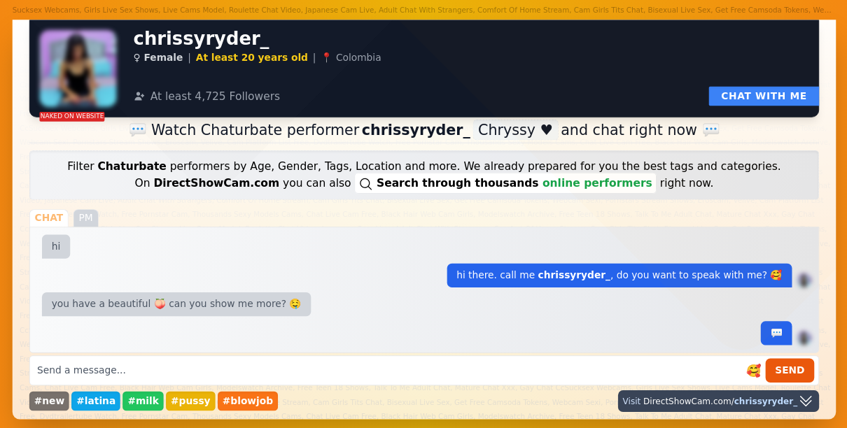 chrissyryder_ chaturbate live webcam chat