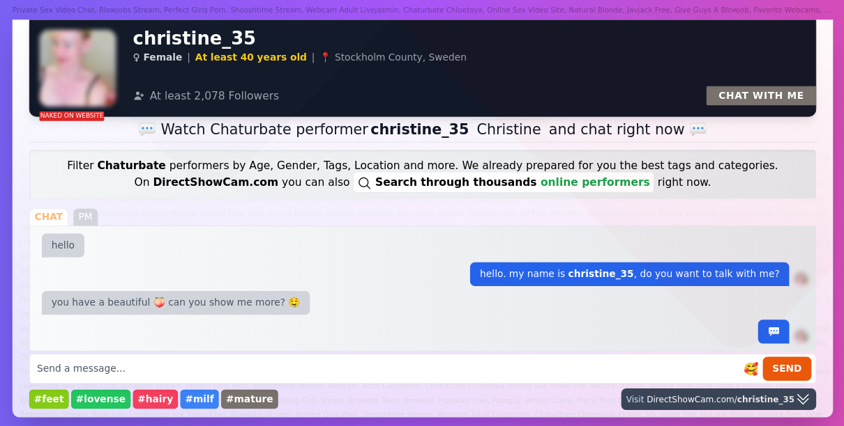 christine_35 chaturbate live webcam chat