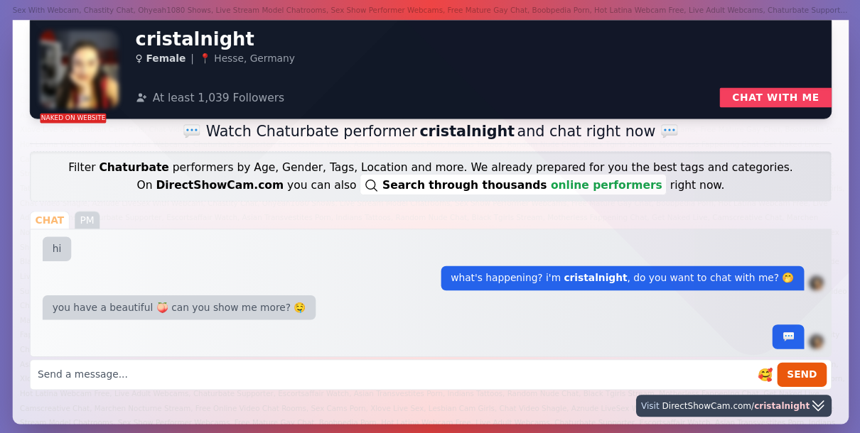 cristalnight chaturbate live webcam chat