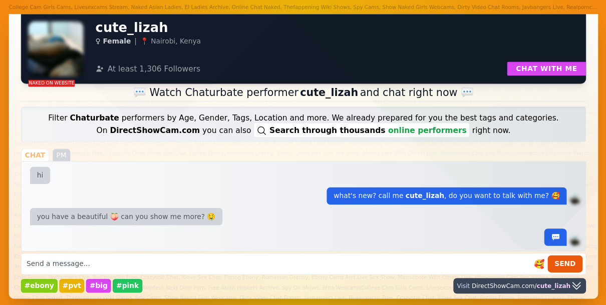 cute_lizah chaturbate live webcam chat