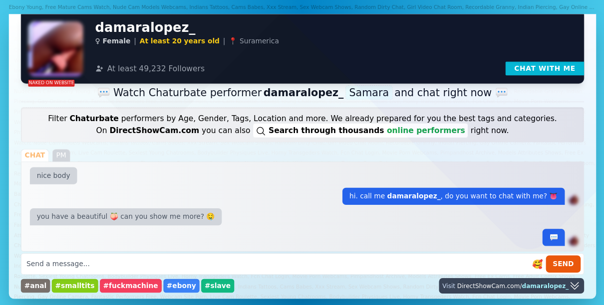 damaralopez_ chaturbate live webcam chat